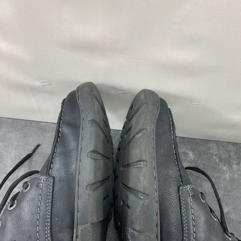 Clarks‎ Men's Shoes Black 9.5 M Leather Lace Up Comfort Ankle Chukka Boots